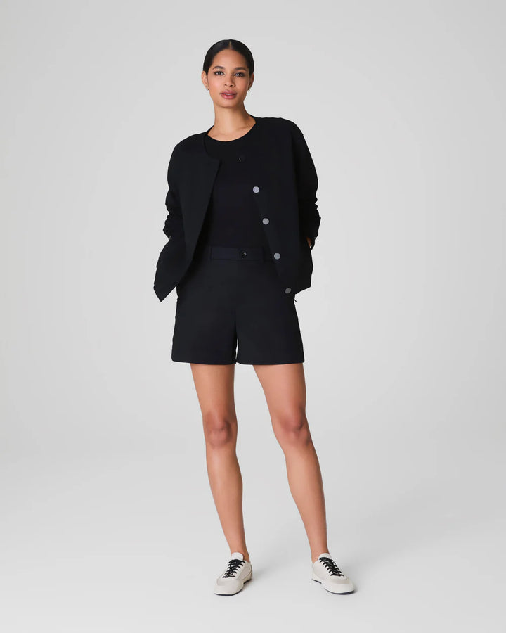 Spanx: SPANXsupersmooth™ Stretch Twill Short, 5" - Very Black