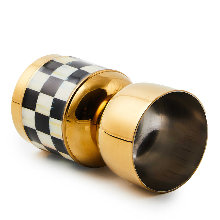 MacKenzie Childs: Courtly Check 3260 Gold Jigger