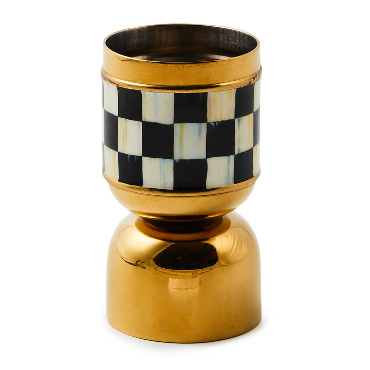 MacKenzie Childs: Courtly Check 3260 Gold Jigger