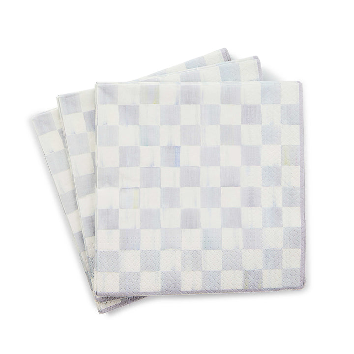 MacKenzie Childs: Sterling Check Luncheon Paper Napkins