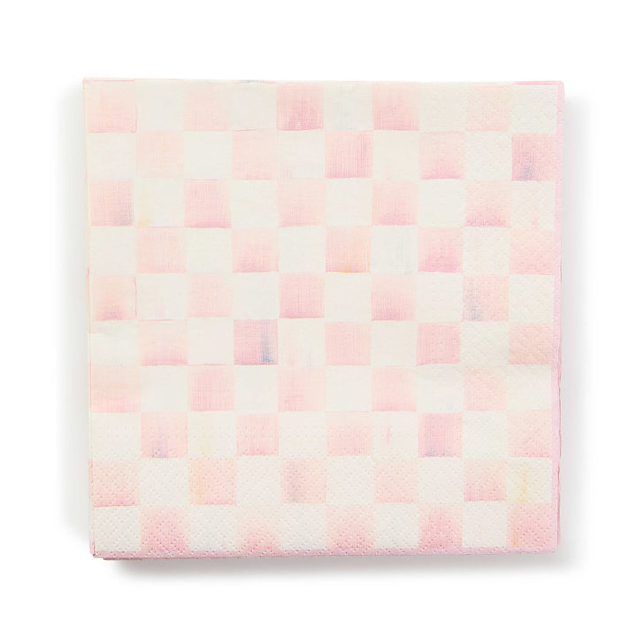 MacKenzie Childs: Rosy Check Luncheon Paper Napkins