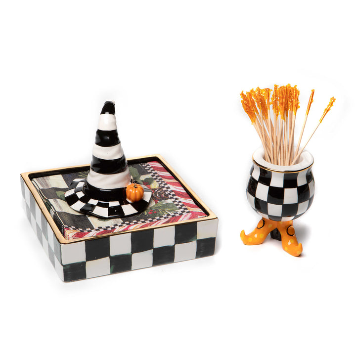 MacKenzie Childs: Courtly Check Cocktail Napkin Holder