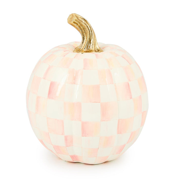 MacKenzie Childs: Rosy Check Small Pumpkin