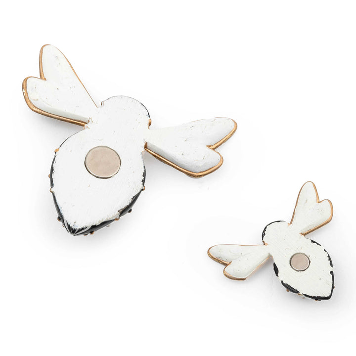 MacKenzie Childs: Courtly Check Bee Magnets, Set of 2