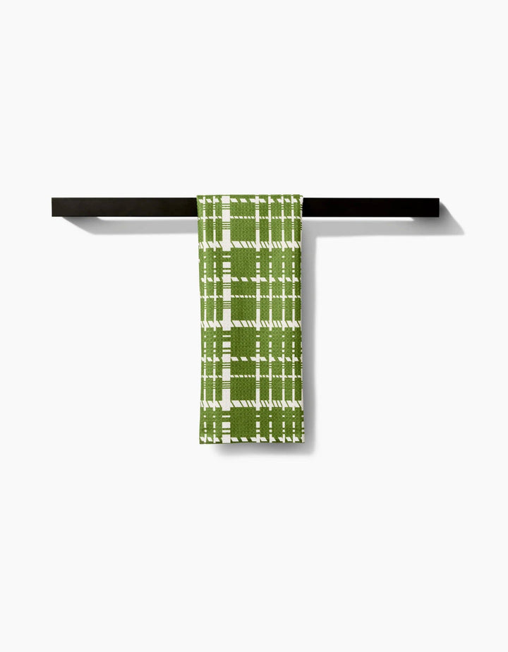 Cutoff Plaid Tea Towel