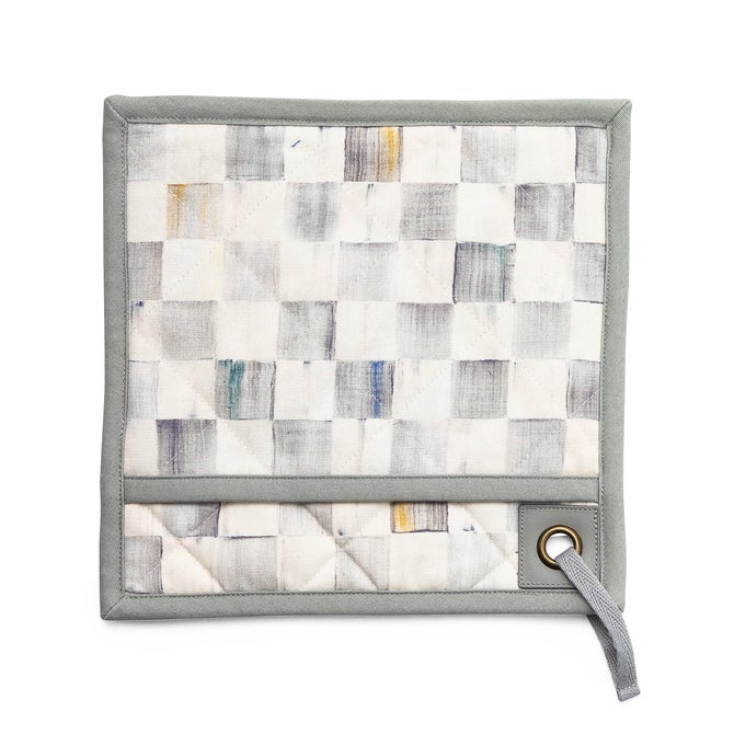MacKenzie Childs: Sterling Check Bistro Potholder