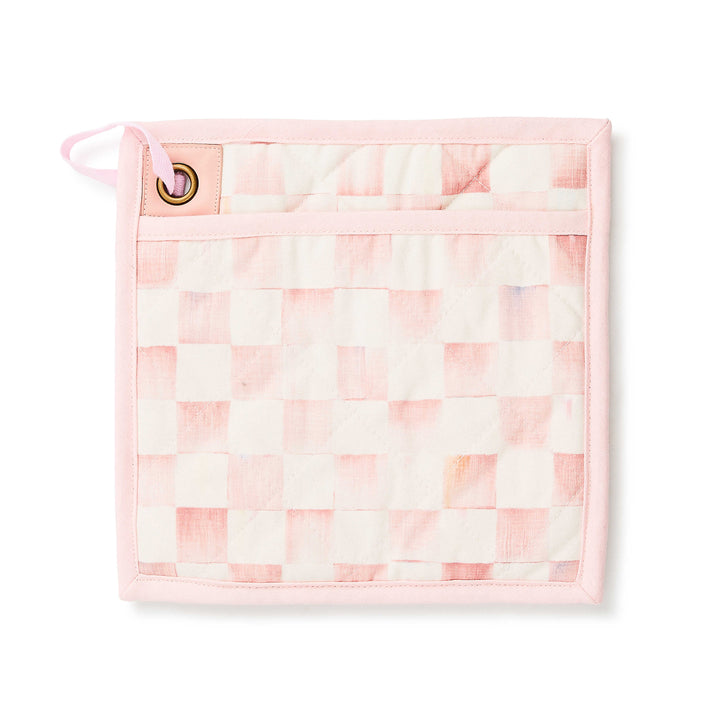 MacKenzie Childs: Rosy Check Potholder