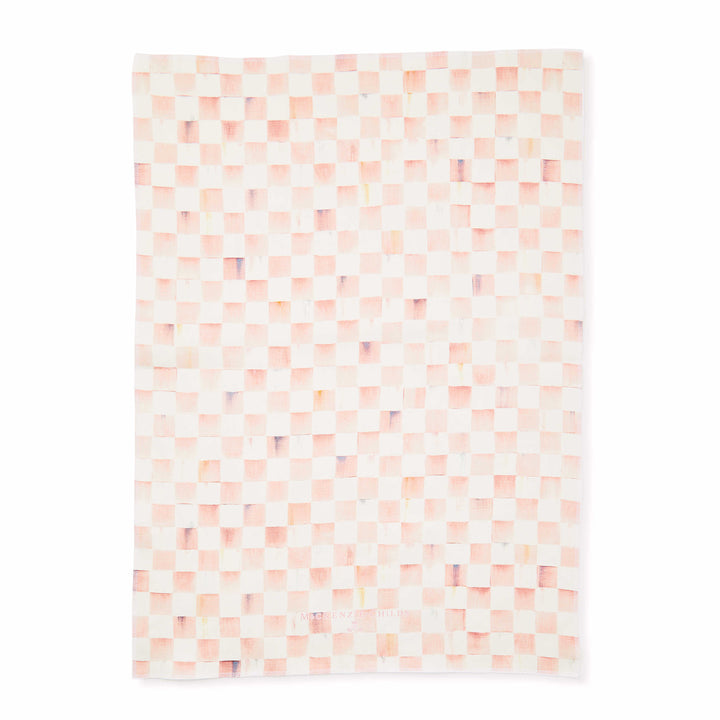 MacKenzie Childs: Rosy Check Dish Towel