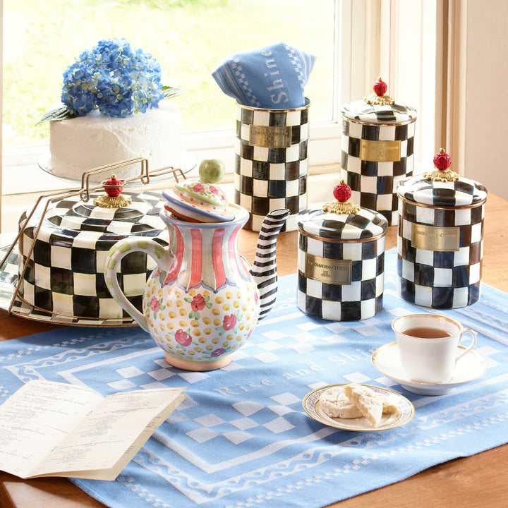 MacKenzie Childs: Courtly Check Small Canister