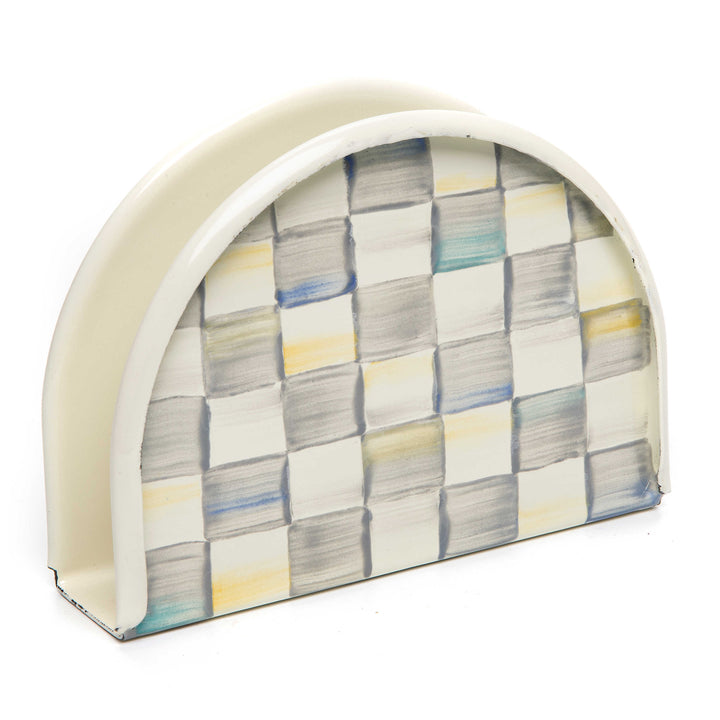 MacKenzie Childs: Sterling Check Napkin Holder