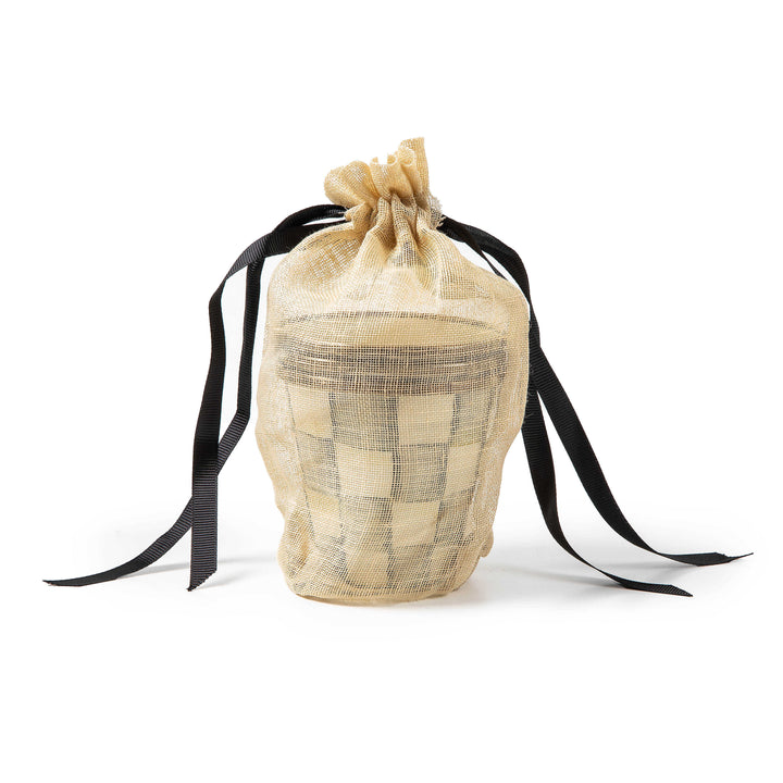 MacKenzie Childs: Sterling Check Herb Pots, Set of 3