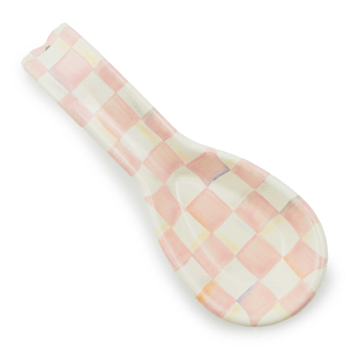 MacKenzie Childs: Rosy Check Spoon Rest