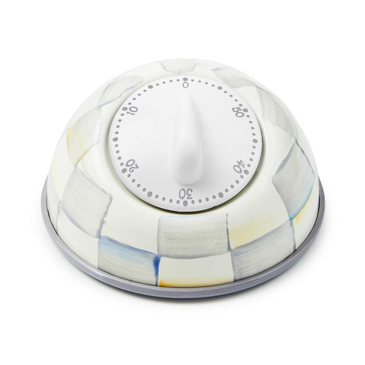 MacKenzie Childs: Sterling Check Kitchen Timer