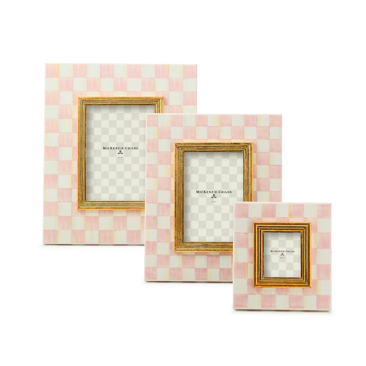 MacKenzie Childs: Rosy Check 5" x 7" Frame