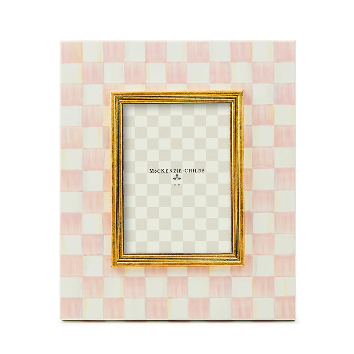 MacKenzie Childs: Rosy Check 5" x 7" Frame