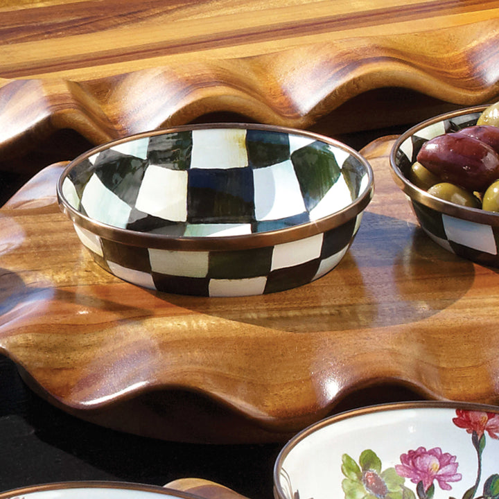 MacKenzie Childs: Courtly Check Relish Dish