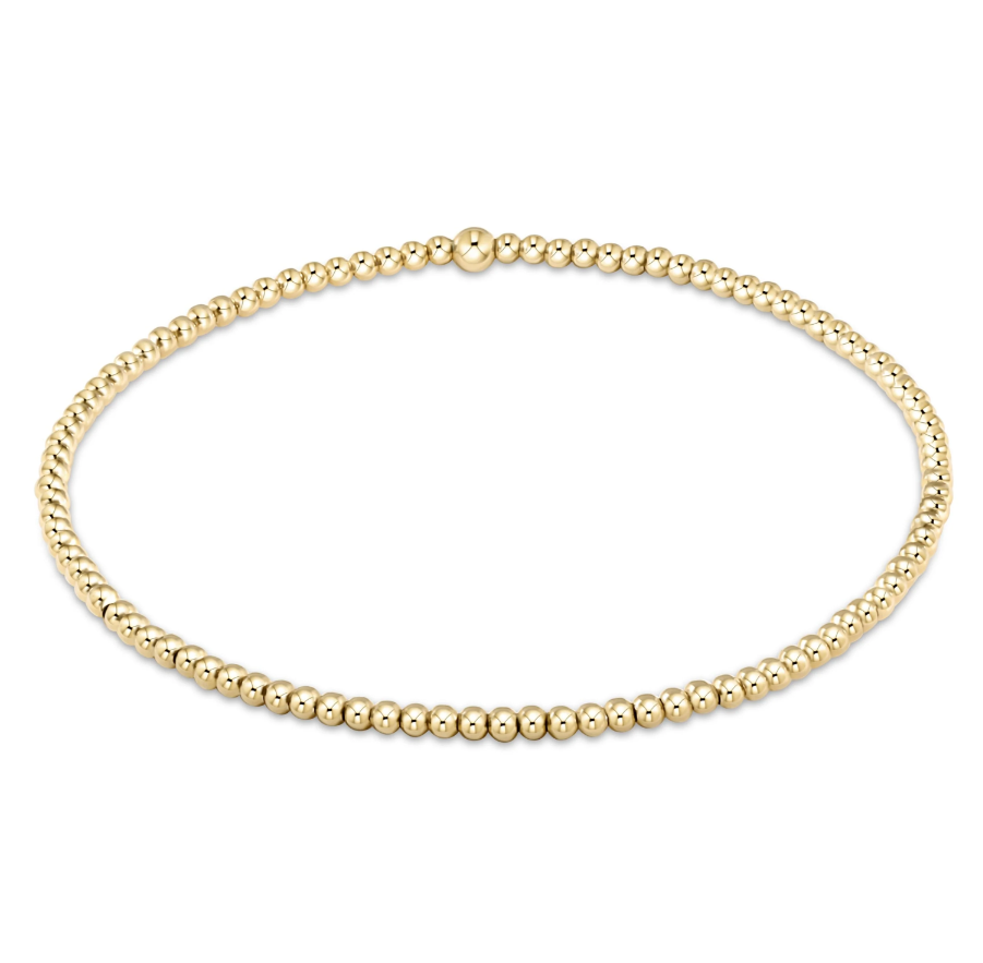enewton: Classic Gold 2mm Bead Bracelet