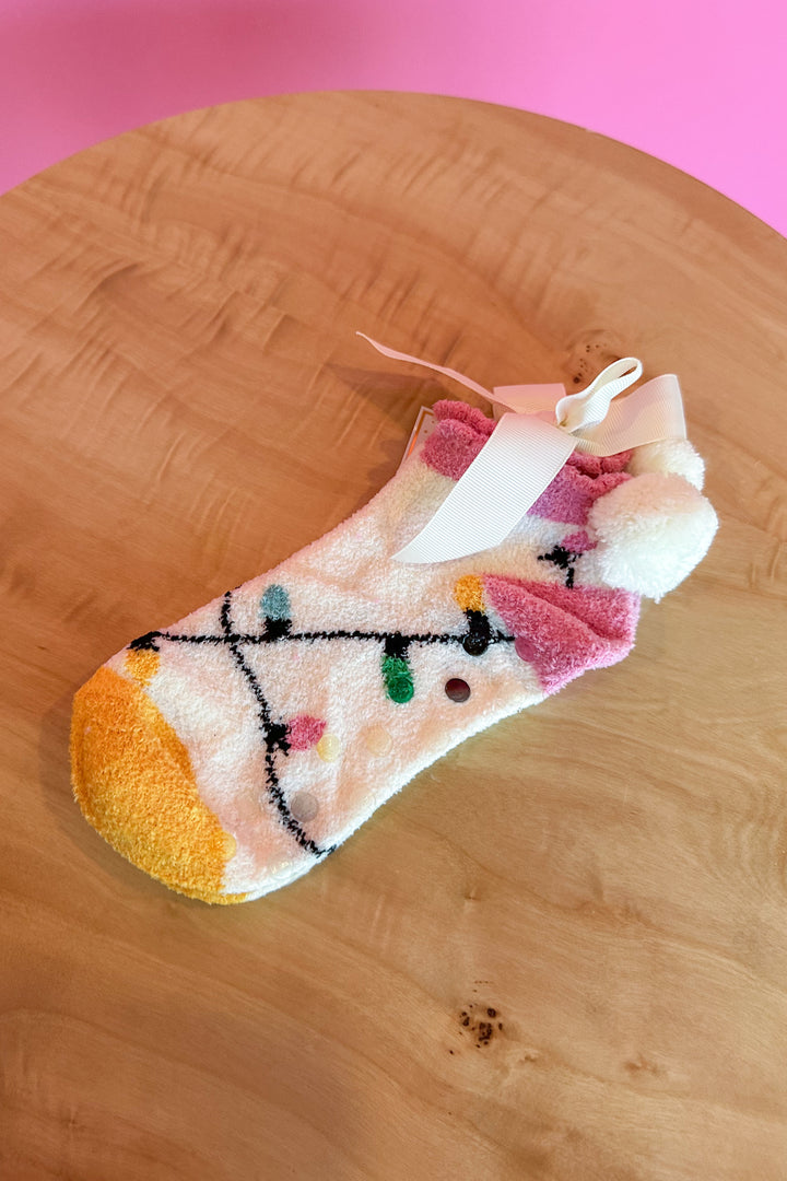 Plush Ankle String Light Cozy Socks