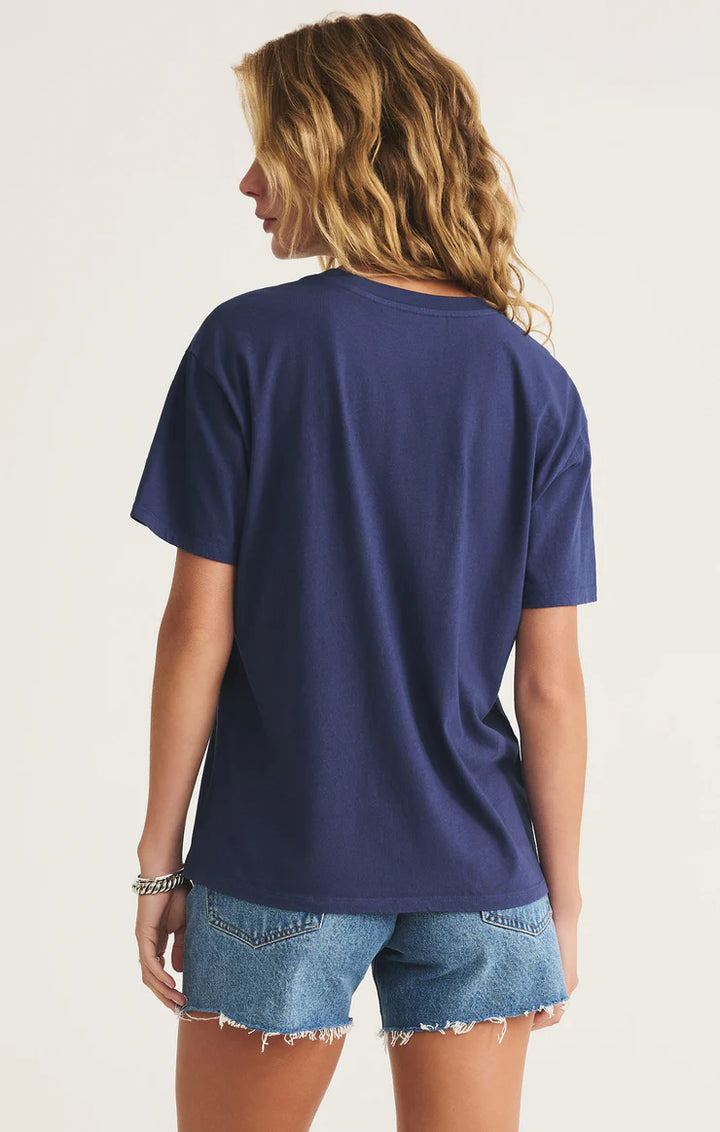 Z Supply: Party Boyfriend Tee - Yacht Blue
