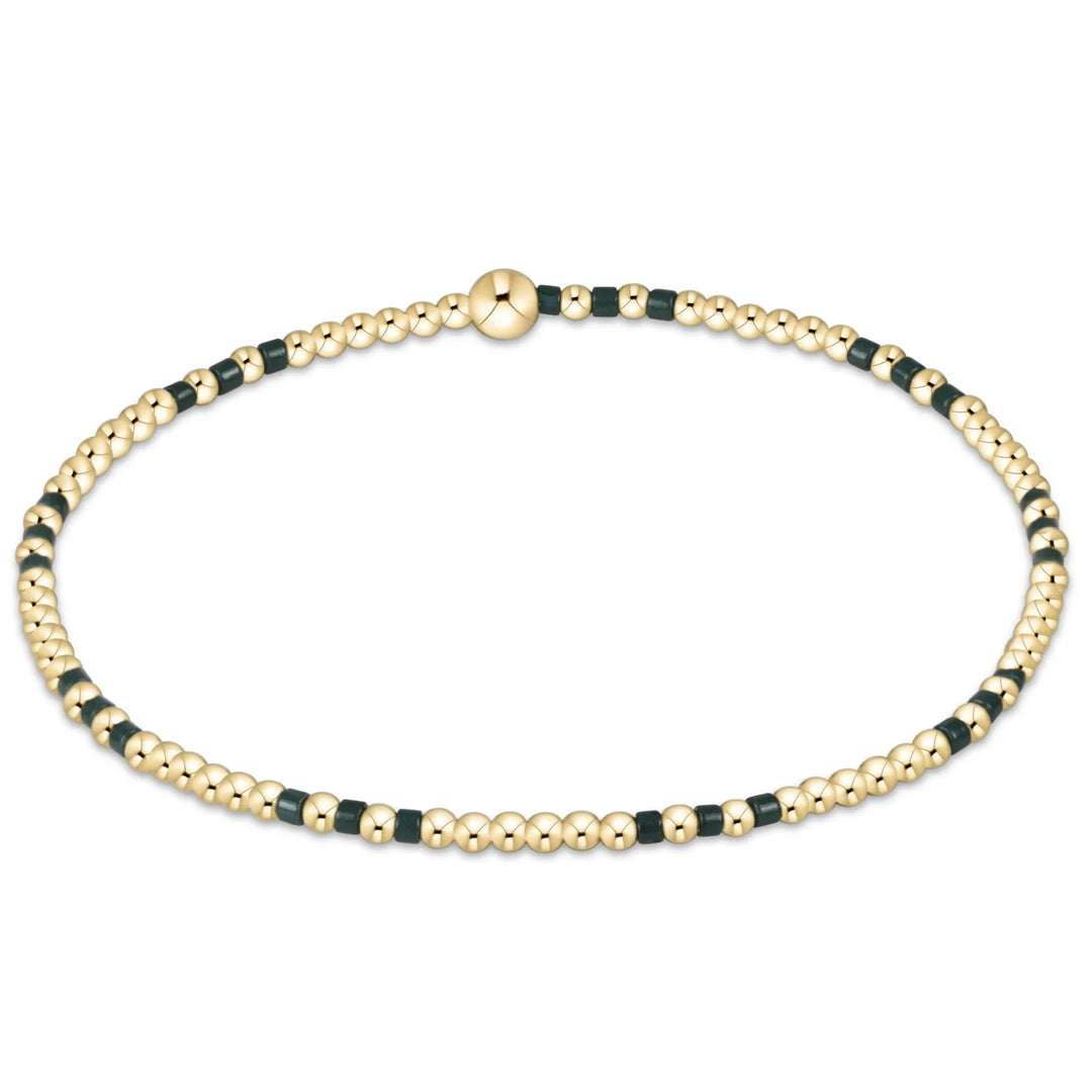 enewton: Gameday Hope Joy Pattern 2mm - Dark Green