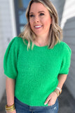 BuddyLove: Macy Crop Sweater - Kelly Green