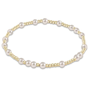 enewton: Hope Unwritten 4mm Bracelet- Pearl