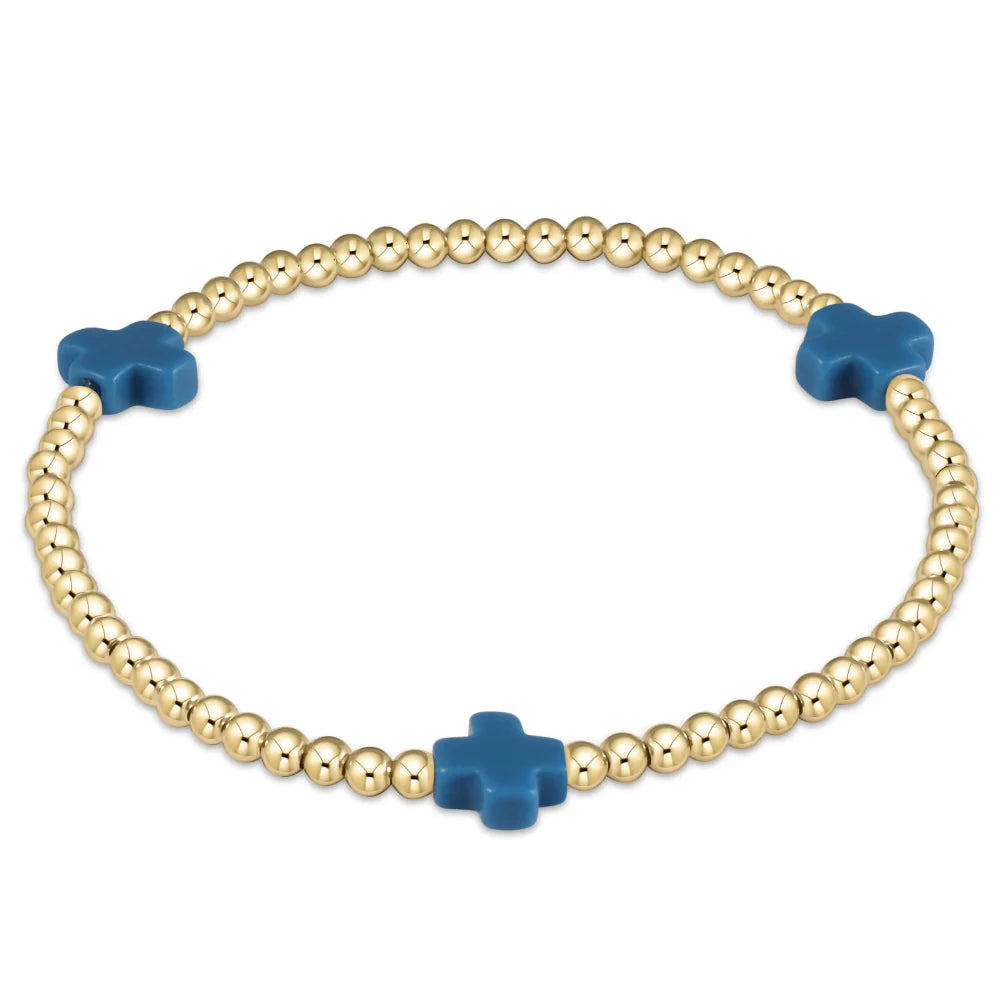 enewton: Signature Cross Gold Pattern 3mm