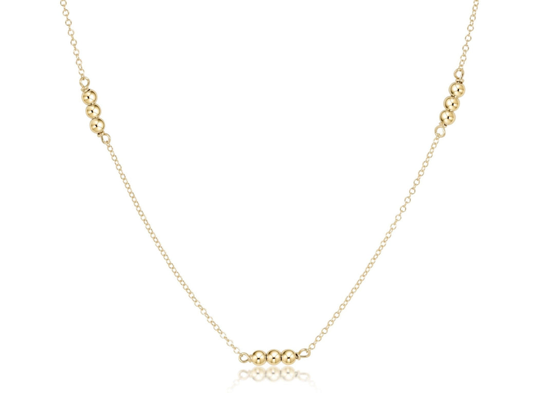 enewton: 15in Choker Joy Simplicity Chain Gold - 3mm Gold
