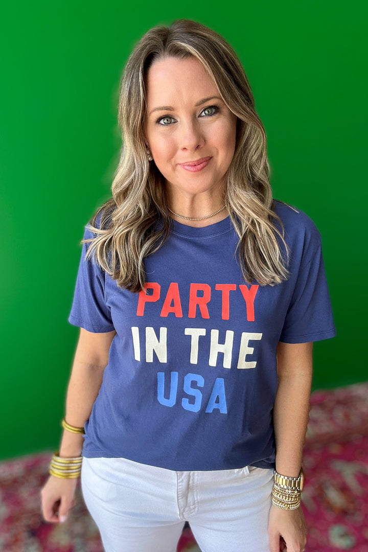 Z Supply: Party Boyfriend Tee - Yacht Blue