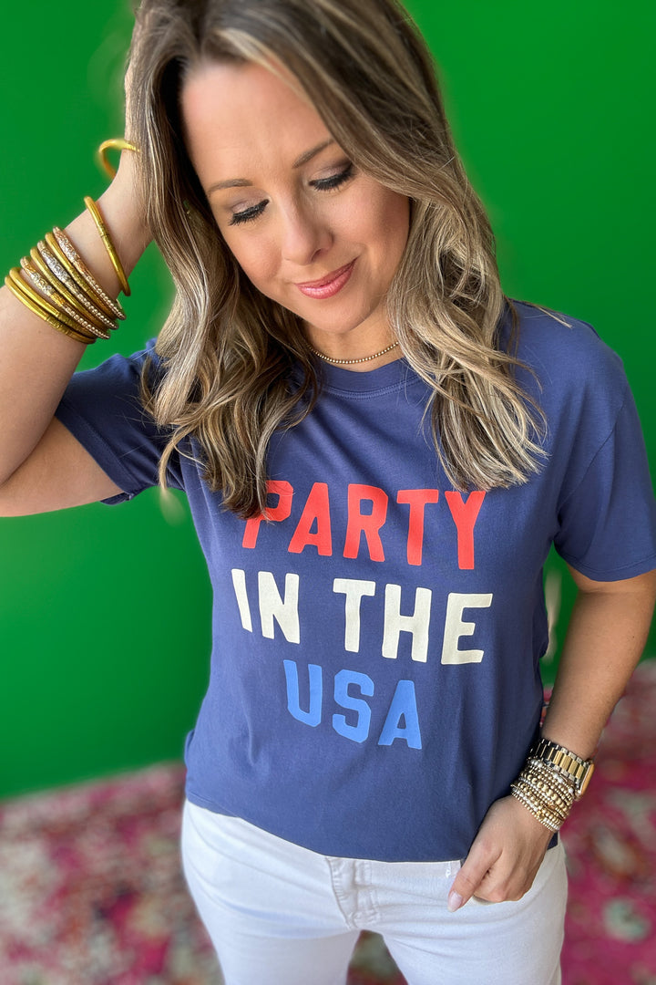 Z Supply: Party Boyfriend Tee - Yacht Blue