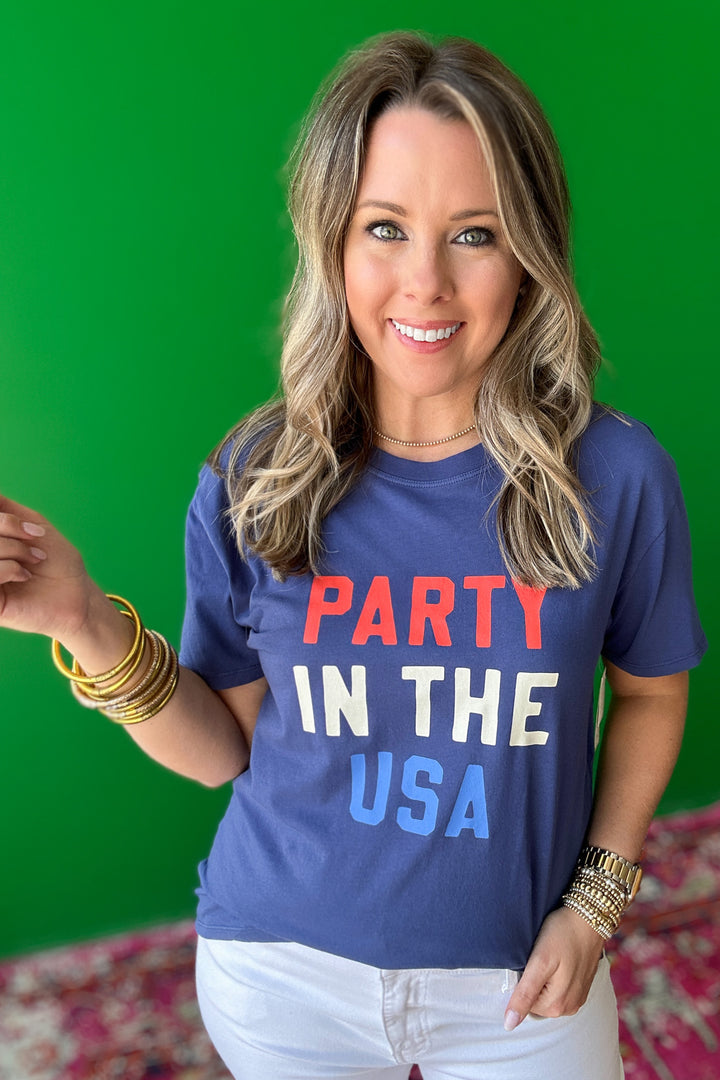 Z Supply: Party Boyfriend Tee - Yacht Blue