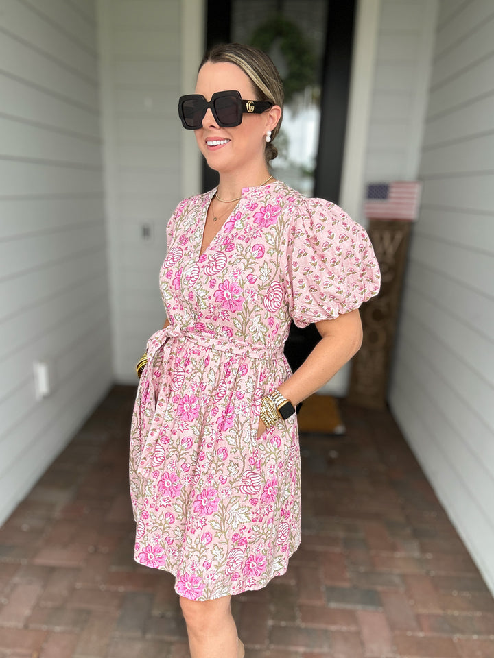 THML: Beach Wishes Dress - Pink