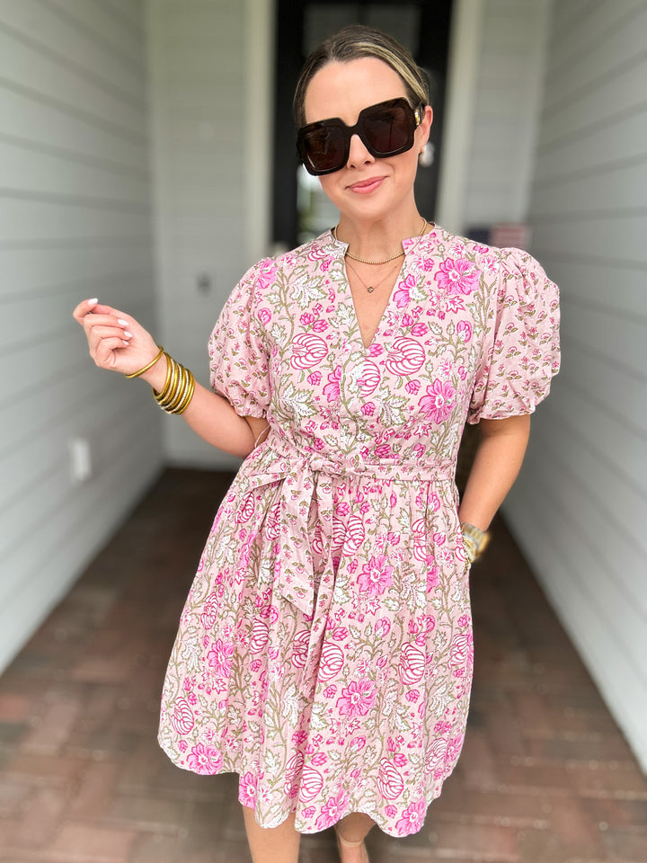 THML: Beach Wishes Dress - Pink