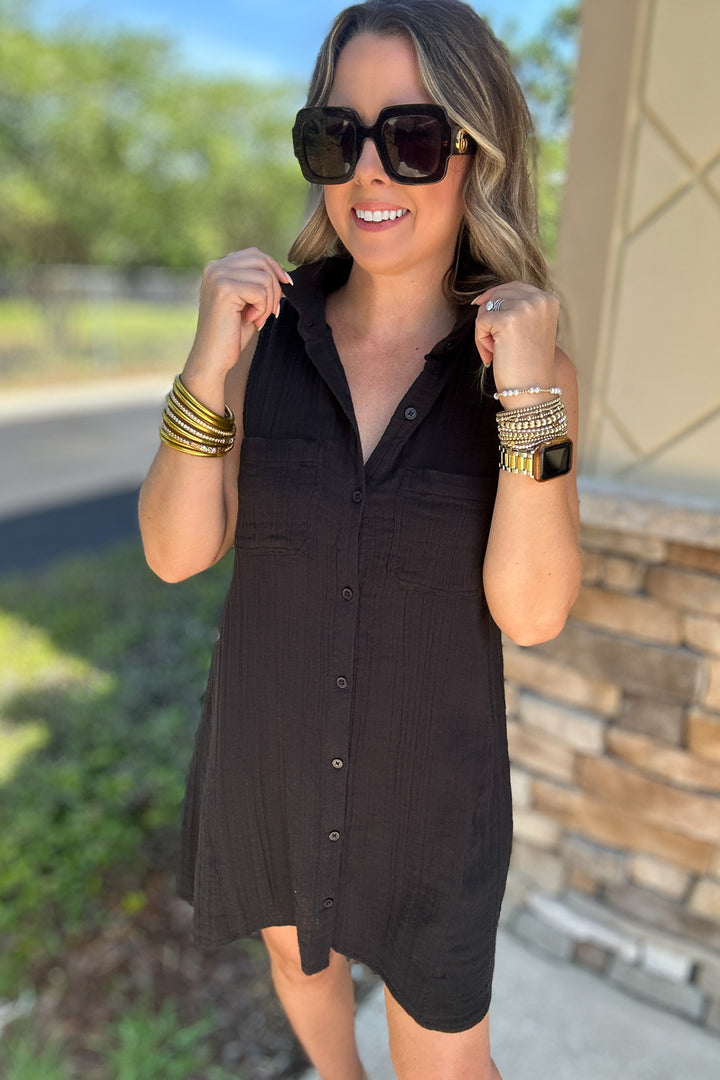 Z Supply: New Light Mini Dress - Black