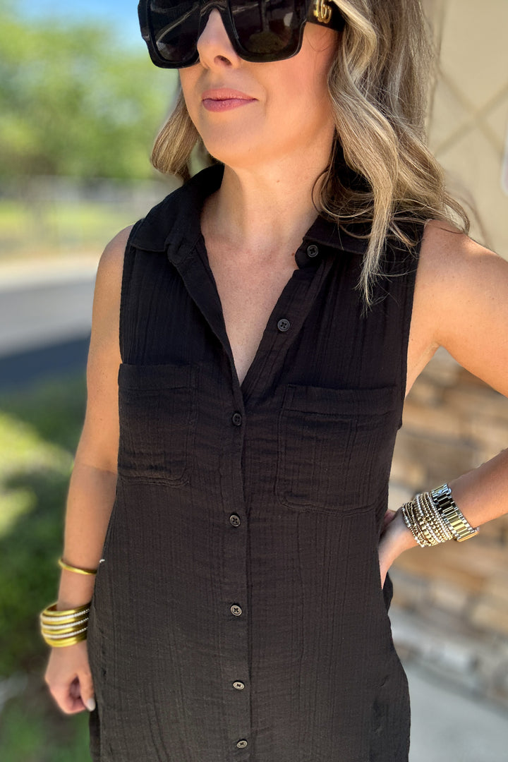 Z Supply: New Light Mini Dress - Black