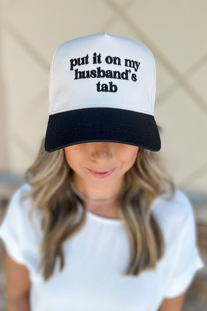 Put it on my husband's tab hat - Black
