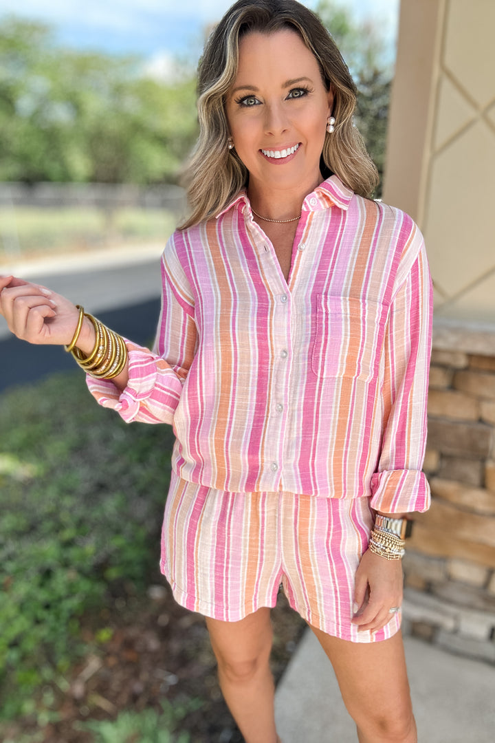 Z Supply: Saturdays Stripe Shirt - Multi