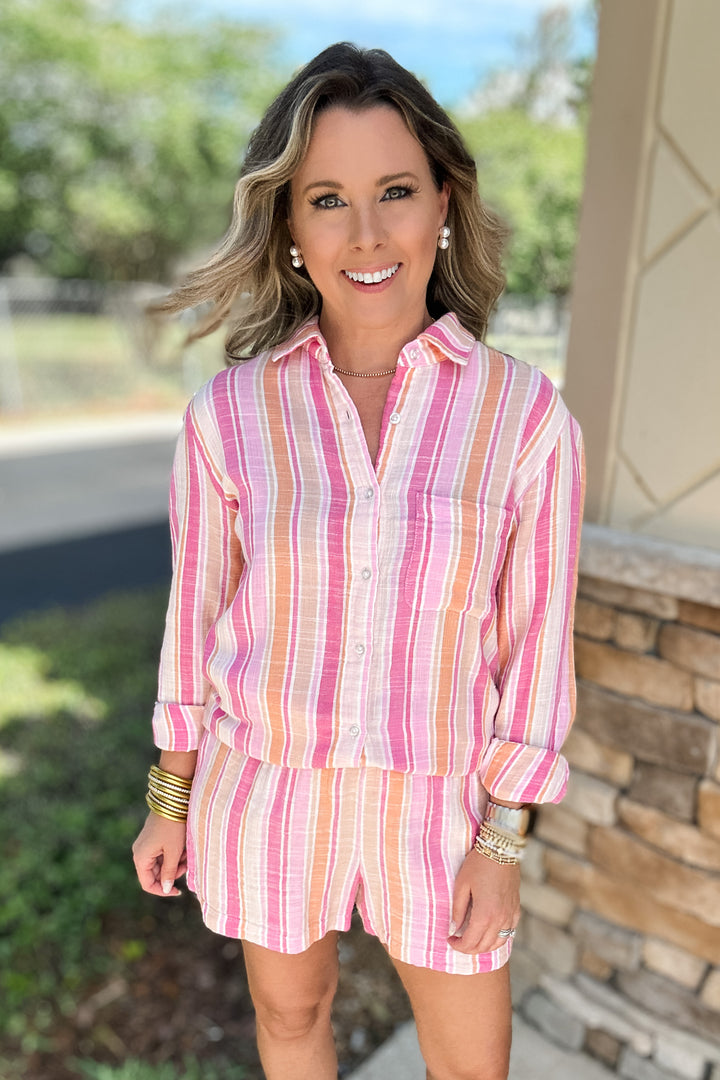Z Supply: Saturdays Stripe Shirt - Multi
