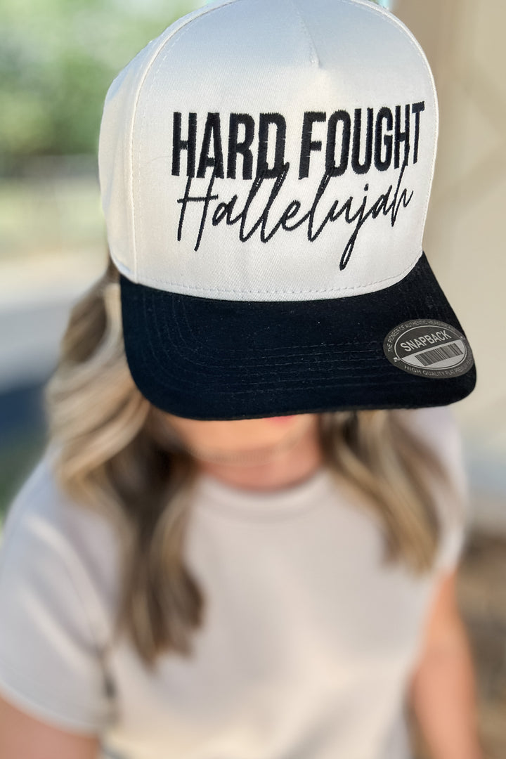Hard Fought Hallelujah Embroidered Hat