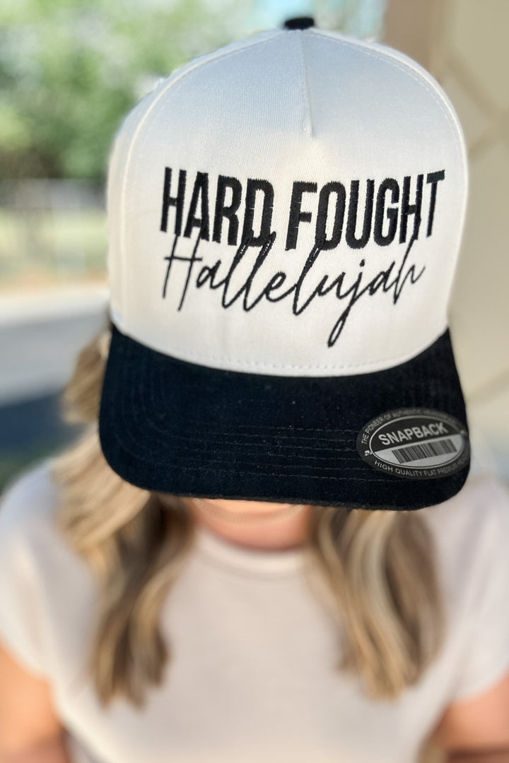 Hard Fought Hallelujah Embroidered Hat