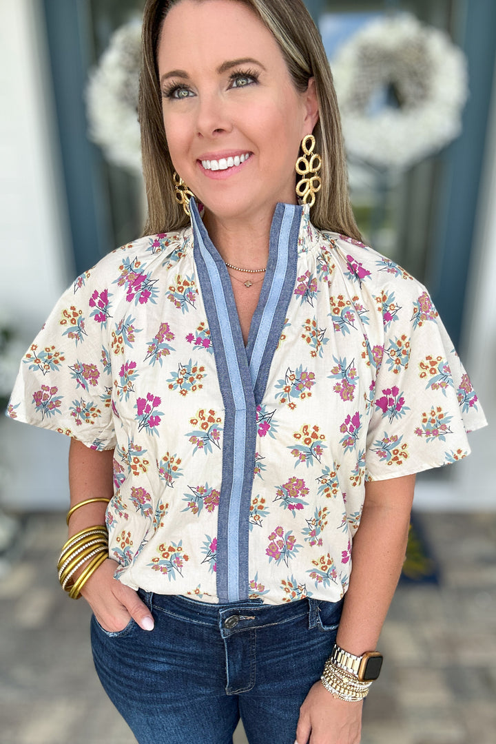 THML: Bonfire Breeze Blouse