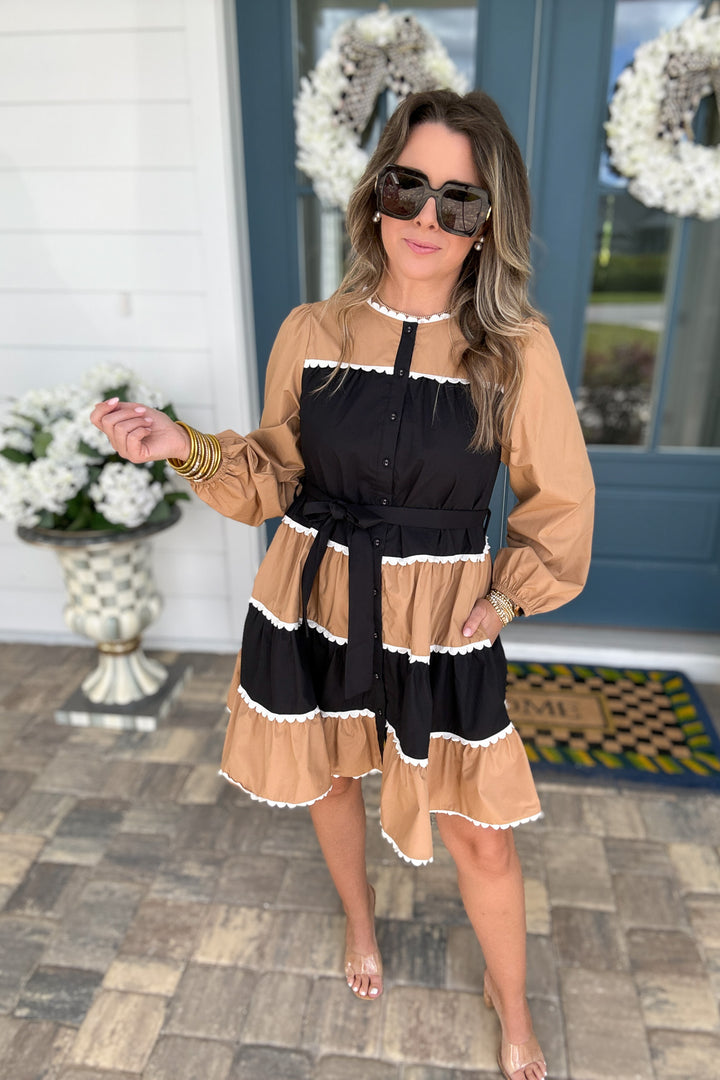 The Latte Love Tiered Dress