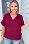 Make My Heart Beat Top - Wine