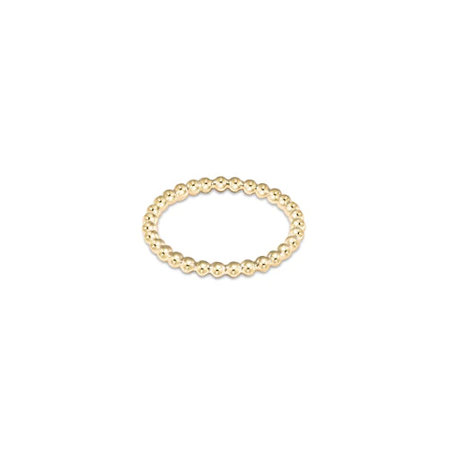 enewton: Classic Gold 2mm Bead Ring