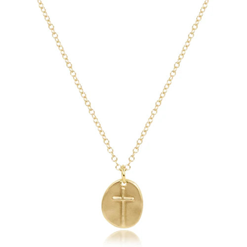 enewton:  16" necklace gold - inspire small gold charm