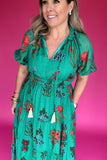 THML: I See You Floral Maxi Dress