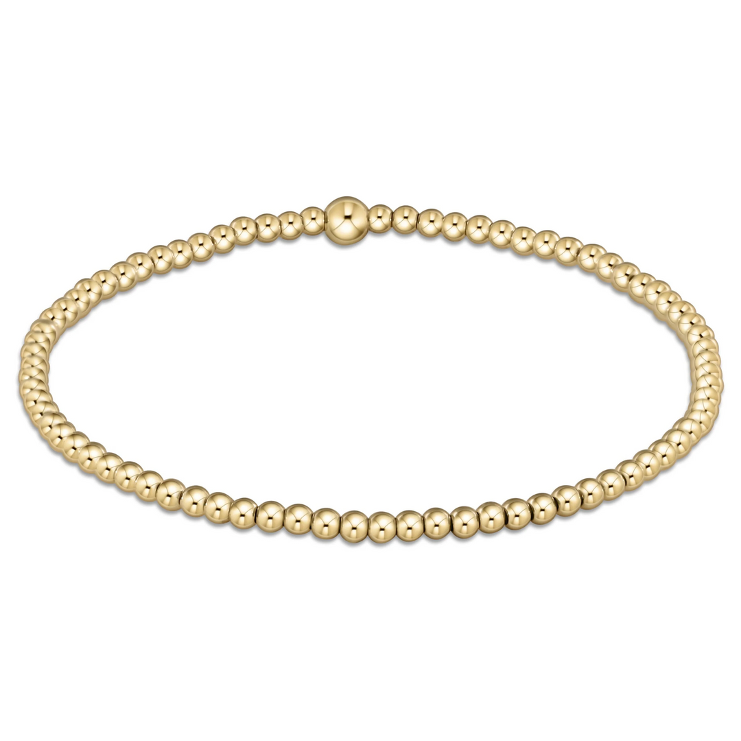 enewton: Classic Gold 2.5mm Bead Bracelet
