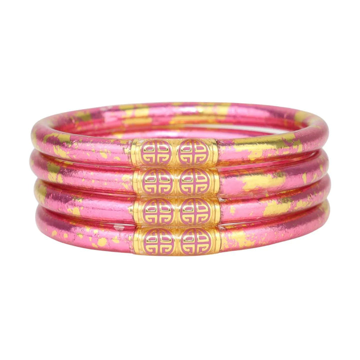 BuDhaGirl -KOI Rose All Weather Bangles® (AWB®) - Set of 4