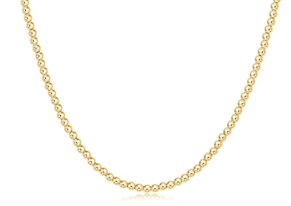 enewton: 15” Chocker Classic 3mm- Gold