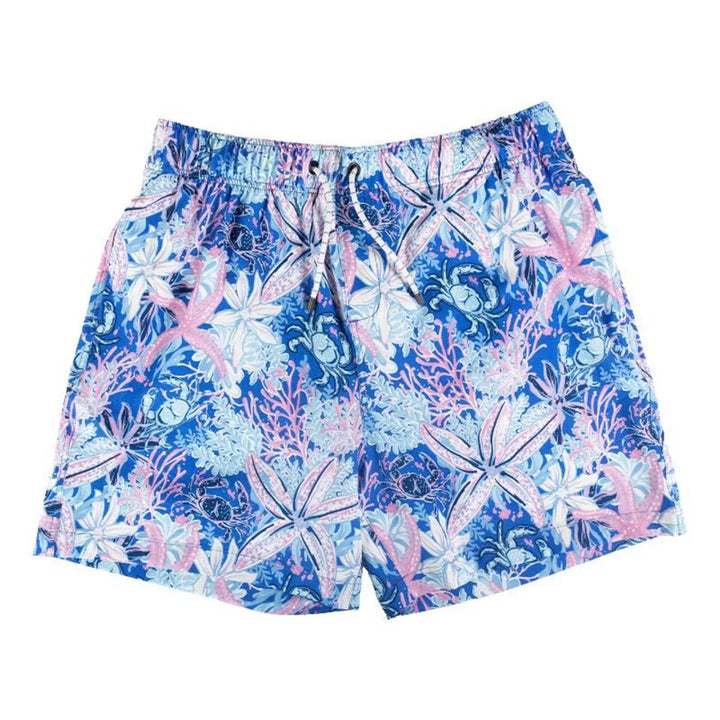 Men's Printed Tropical Swim Shorts